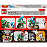 Lego super mario - mario kart - jouet de construction yoshi-crosser (72031)