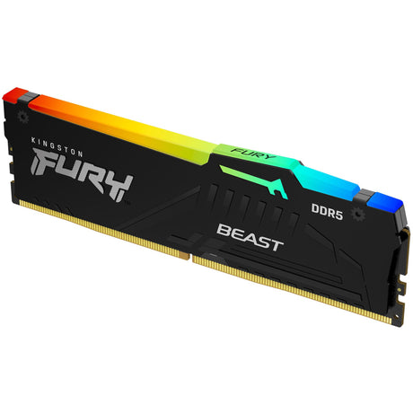Kingston Fury 32 Go de RAM DDR5-6000 (noir, KF560C36bbe2a-32, Beast RGB, XMP 3.0, Expo)