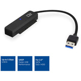 Act Connectivité Connectivité Câble adaptateur USB à 2,5 SADD SATA SSD