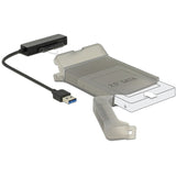Delock Convertisseur USB-A 3.2 > Prise SATA 22 broches (noir, 0,15 mètres)