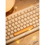 Clavier mécanique sans fil Iqunix zx75 Sunset Ponder (jaune clair, disposition américaine (qwerty), iquunix petit prince, 75 %, LED RVB, remplaçable à chaud, pbt double prise, 2,4 GHz | Bluetooth 5.1 | USB-C)