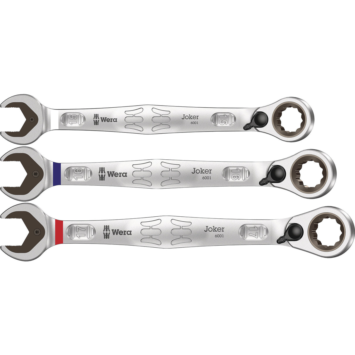 Wera 9733 insert en mousse avec jeu d'interrupteurs joker 6001 1, clé 11 pièces (gris noir)