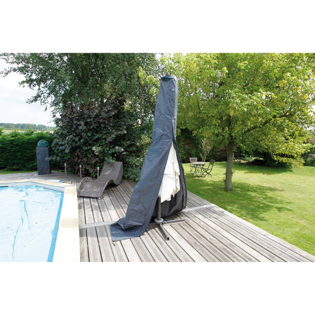 Couverture de meubles de jardin nature pour le parasol debout (grand)