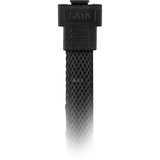 Câble à manchon Sharkoon sata iii 90° (noir, 0,3 mètre)