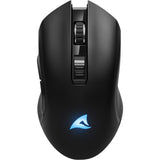 Souris de jeu Sharkoon Skiller sgm30w (noir, 600 - 6000 dpi, RVB, USB 2,4 GHz)