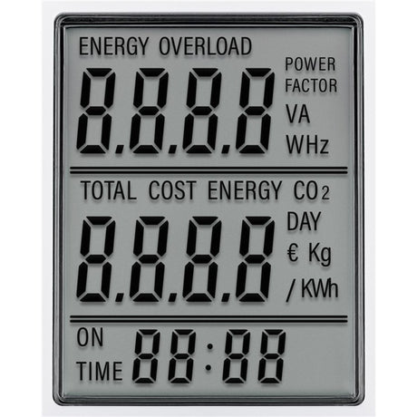 Goobay Appareil de mesure numérique du coût de l'énergie (blanc)