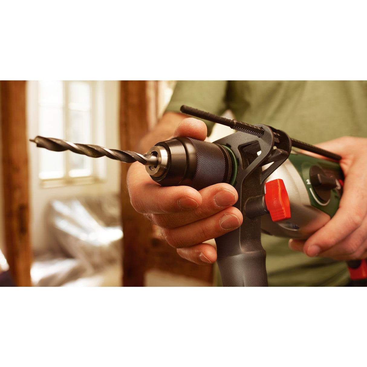 Perceuse à percussion Bosch easyimpact 600 (vert noir, étui inclus)