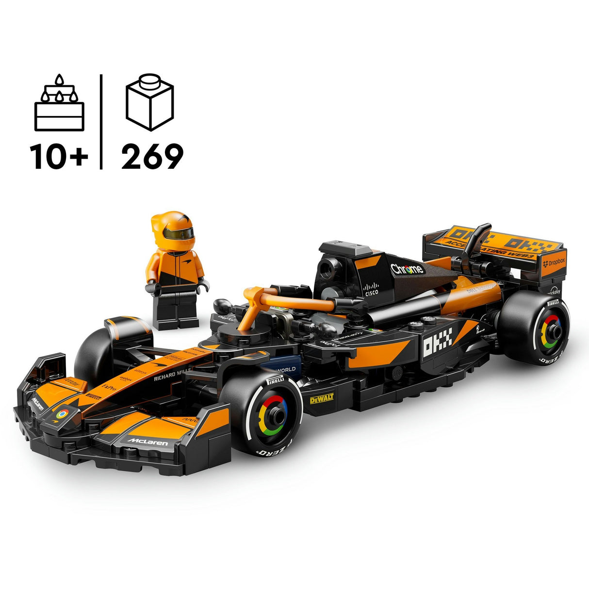 Lego Speed Champions 77251 La voiture de course mclaren f1 team mcl38