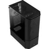 Boîtier tour midi Aerocool quantum mesh v3 (gris noir | 3x USB-A | RVB | fenêtre)