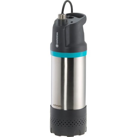 Pompe submersible Gardena 5900 4 pompes submersibles et à pression automatiques en acier inoxydable (acier inoxydable noir, 1771-20)
