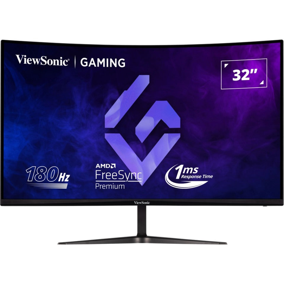 Moniteur de jeu incurvé Viewsonic vx3218c-2k 32 (noir, 2x HDMI, 1x port d'affichage, 180 Hz)