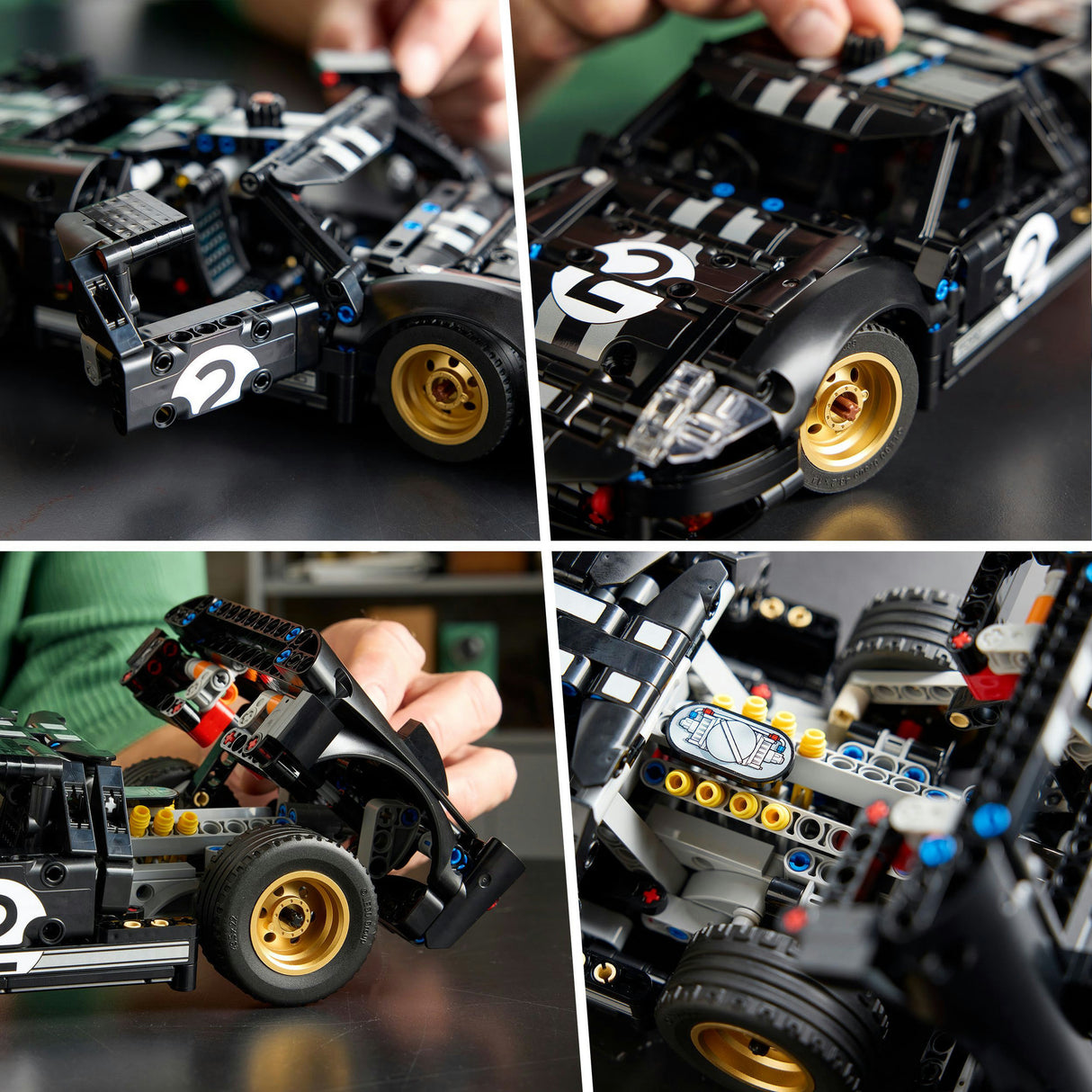Lego technic 42223 1966 voiture de course Ford GT40 Mkii