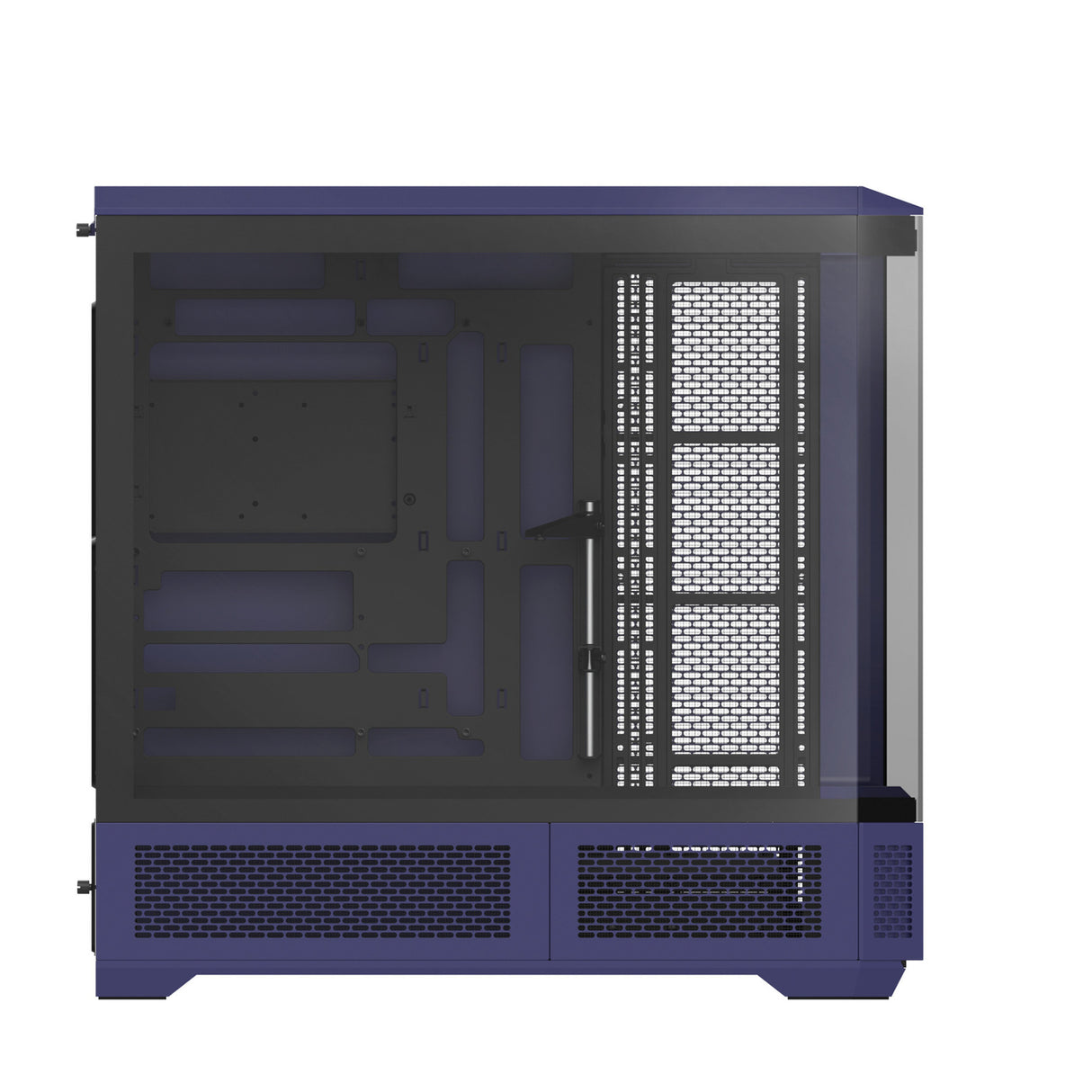 Thermaltake view 600 tg future dusk big tower behuizing (paars zwart | 2x usb-a | 1x usb-c | tempered glass)