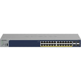 Commutateur Poe+ Gigabit Ethernet 24 ports Netgear avec 4
