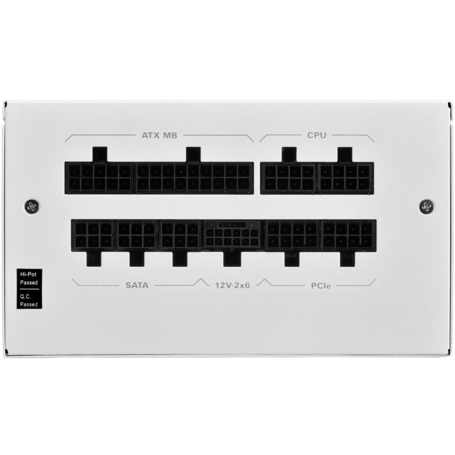 Sharkoon rebel p20 850 alimentation modulaire blanche 850 watts (blanc, 1x 12v-2x6, 4x pcie)