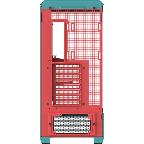 Boîtier grande tour Thermaltake view 600 tg menthe fraise (menthe berry | 2x USB-A | 1x USB-C | verre trempé)