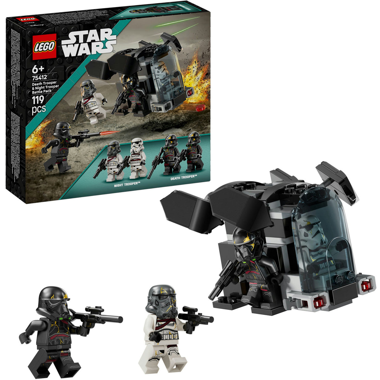 Lego Star Wars 75412 Pack de combat Death Trooper et Night Trooper