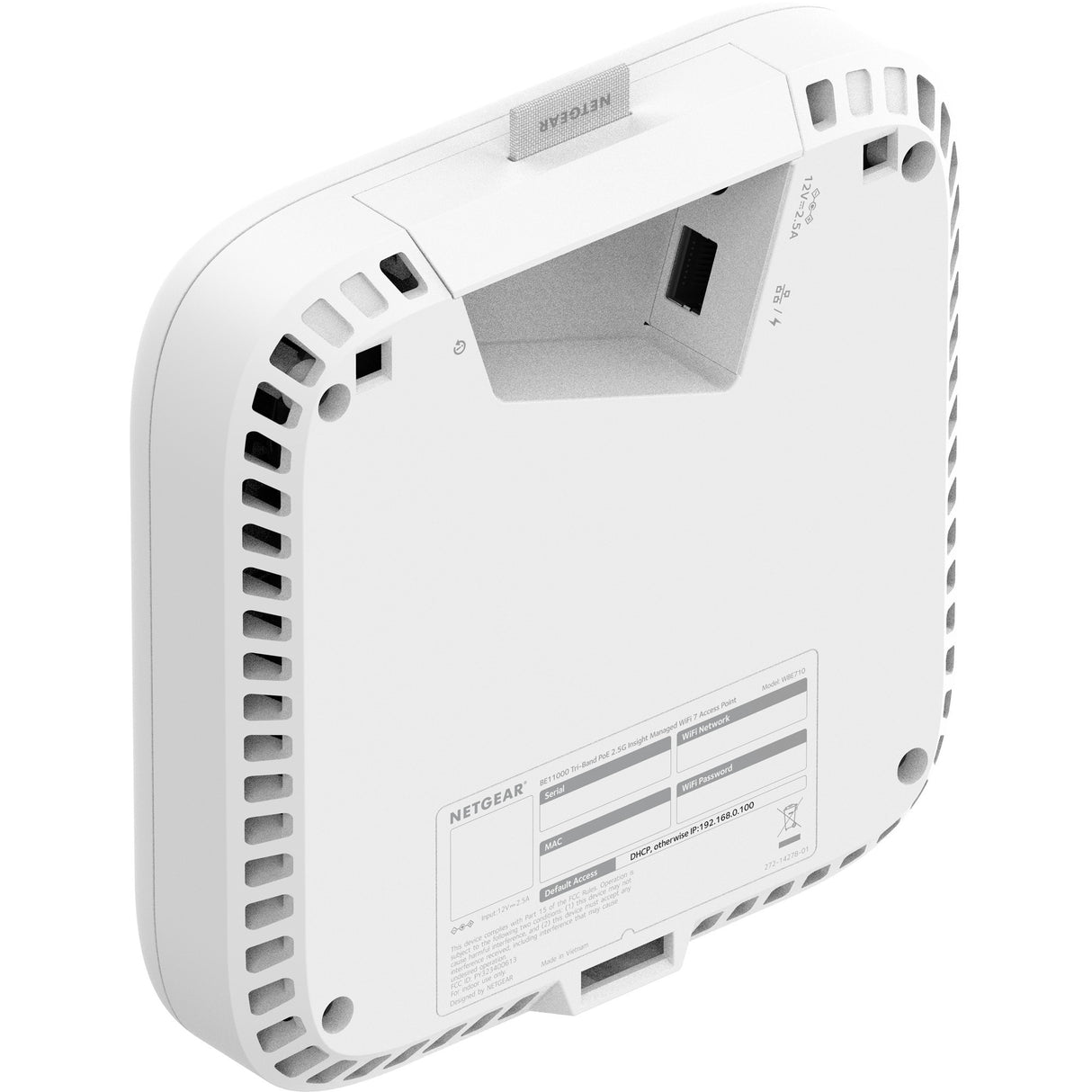 Point d'accès Wi-Fi 7 gérable Netgear wbe710 Insight