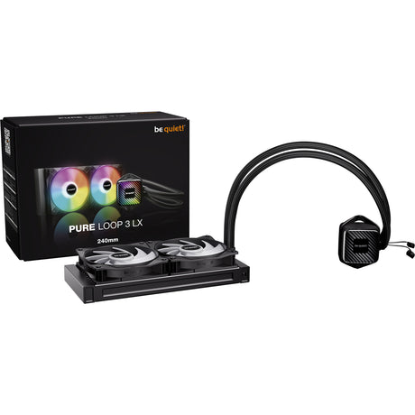 Soyez silencieux! refroidissement par eau pure loop 3 lx 240 (noir, pwm)