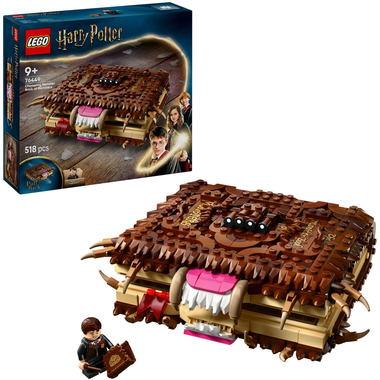 Lego Harry Potter le livre du monstre monstrueux - 76449
