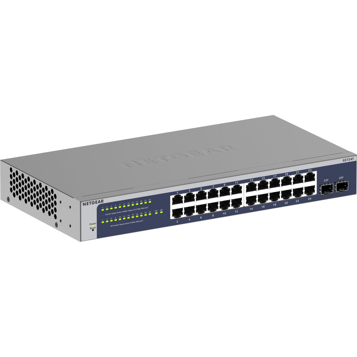 Commutateur Gigabit Netgear 24 ports (gs724tv6)