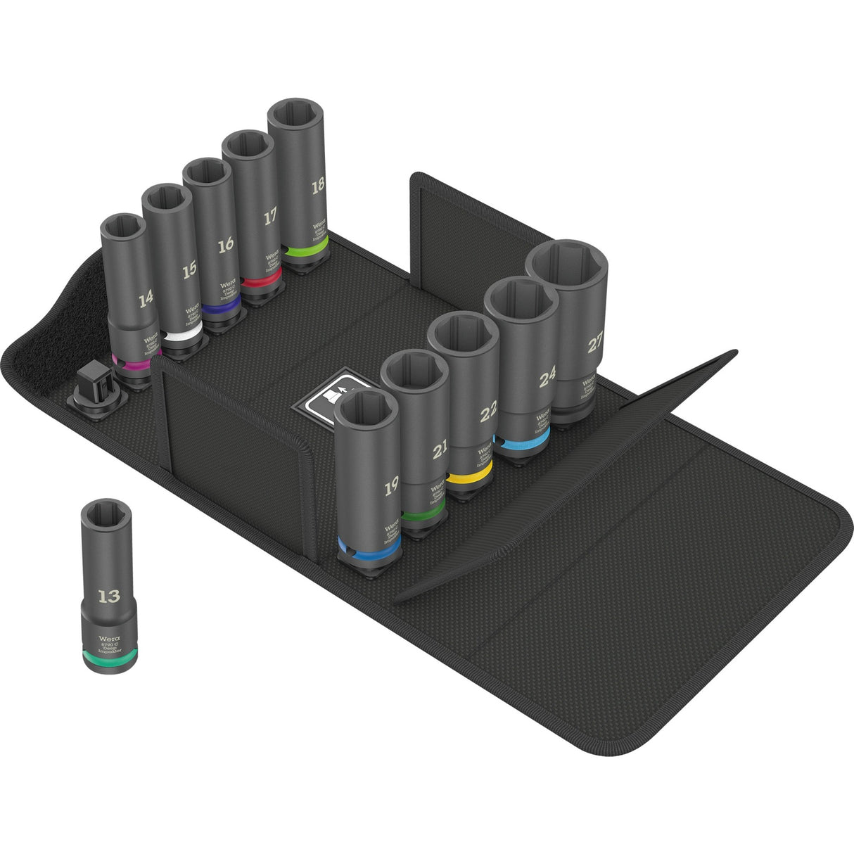 Wera impaktor jeu profond 1 05004841001 jeu d'inserts pour clés à douille 1 2 11 pièces