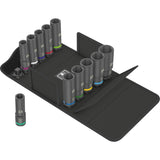 Wera impaktor jeu profond 1 05004841001 jeu d'inserts pour clés à douille 1 2 11 pièces