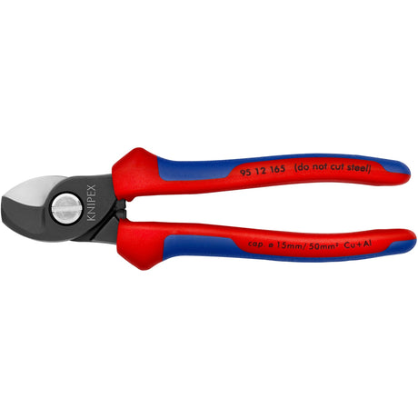 Knipex 95 12 165 coupe-câble pour cuivre et aluminium ø 15mm