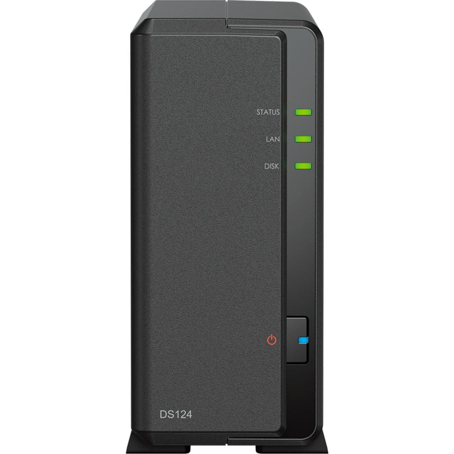 Synology diskstation ds124 nas (noir, USB-A 3.2 (5 Go s))