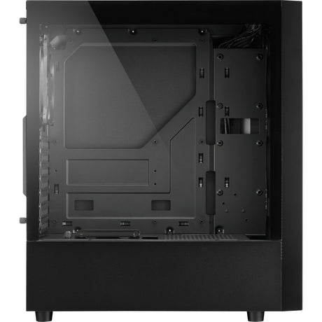 Sharkoon rgb slider boîtier tour midi (noir | 3x usb-a | rgb | verre trempé)