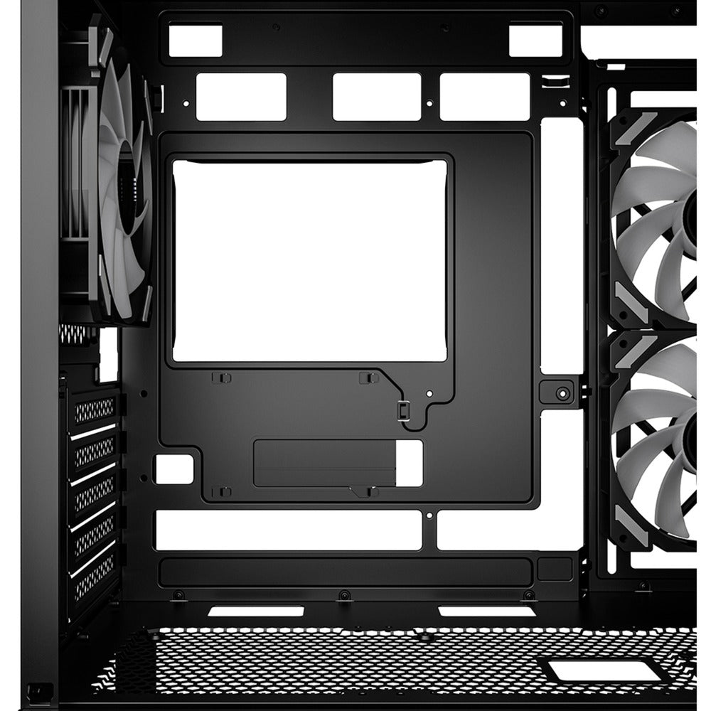 Boîtier mini tour Sharkoon mk6 rgb (noir | 2x usb-a | 1x usb-c | rgb | verre trempé)
