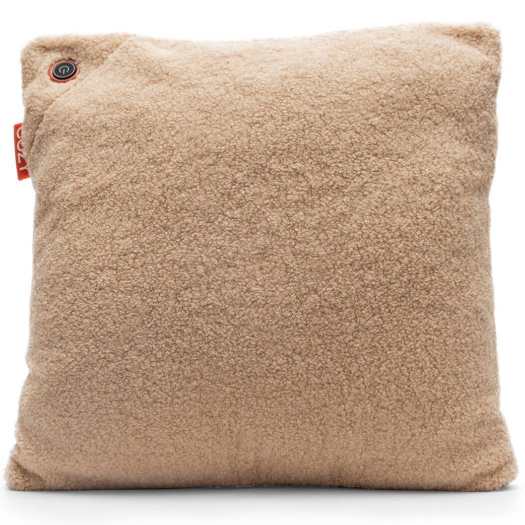 Coussin chauffant sans fil Cosy una Woolly 45 x 45 cm (marron clair, power bank 5000 mah)