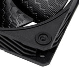 Ventilateur de boîtier Silverstone shark force 120 (noir, 120 x 120 x 25 mm, pwm)