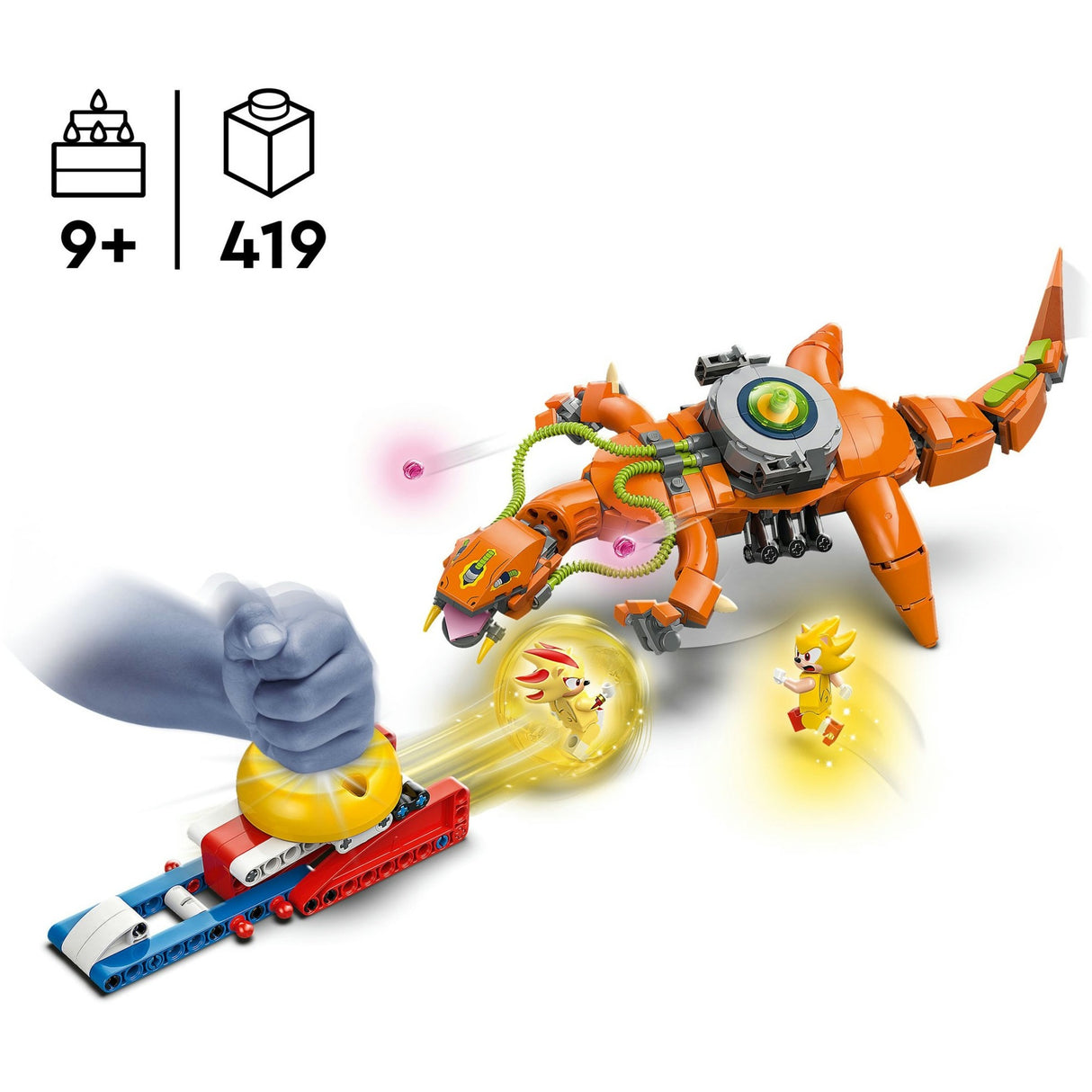 Lego Sonic the Hedgehog 77003 Super Shadow contre le biolézard
