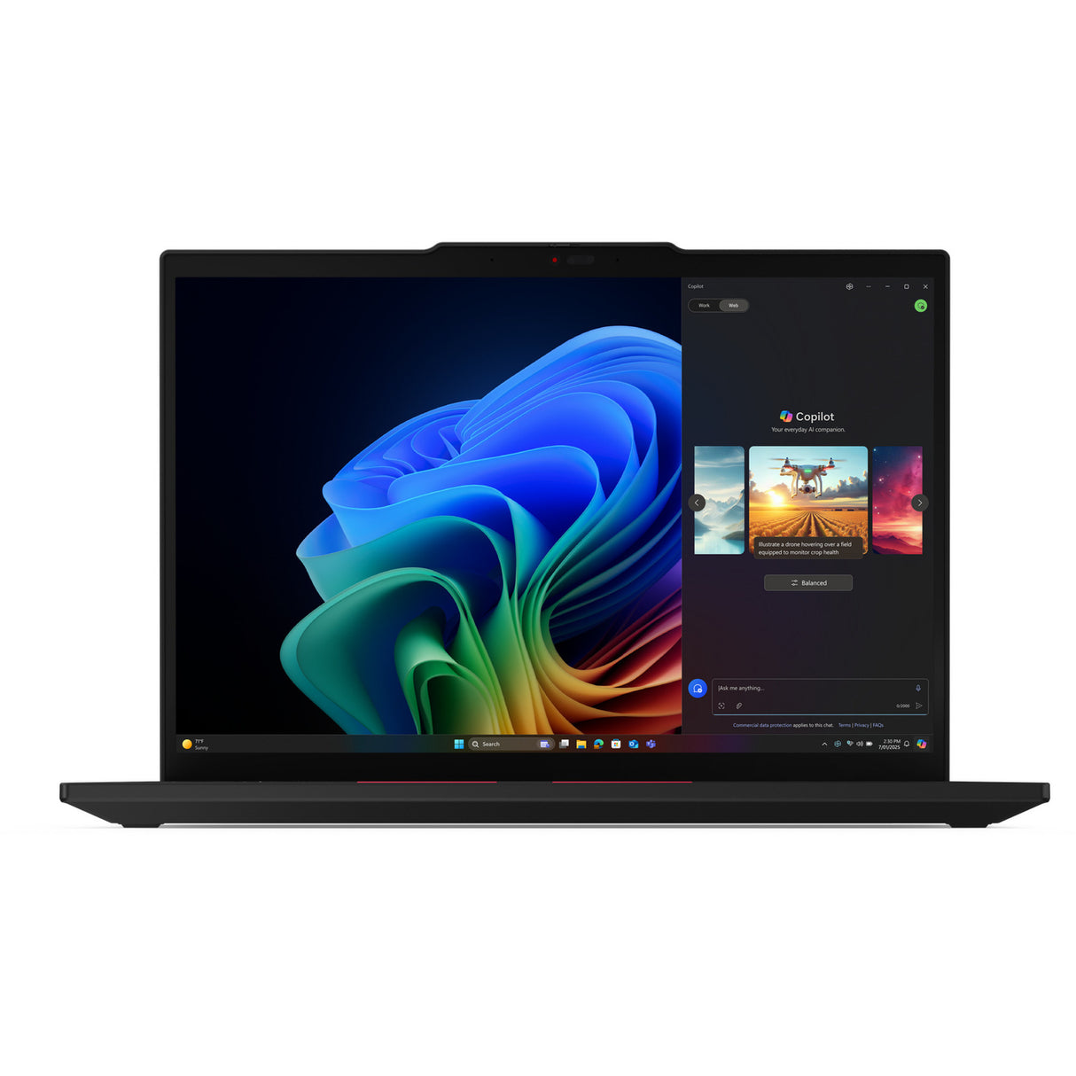 Lenovo thinkpad t14 gen 6 (21qj005emh) 14 copilot + ordinateur portable (noir | ryzen ai 7 pro 350 | radeon 860m | 32 go | SSD 1 to)