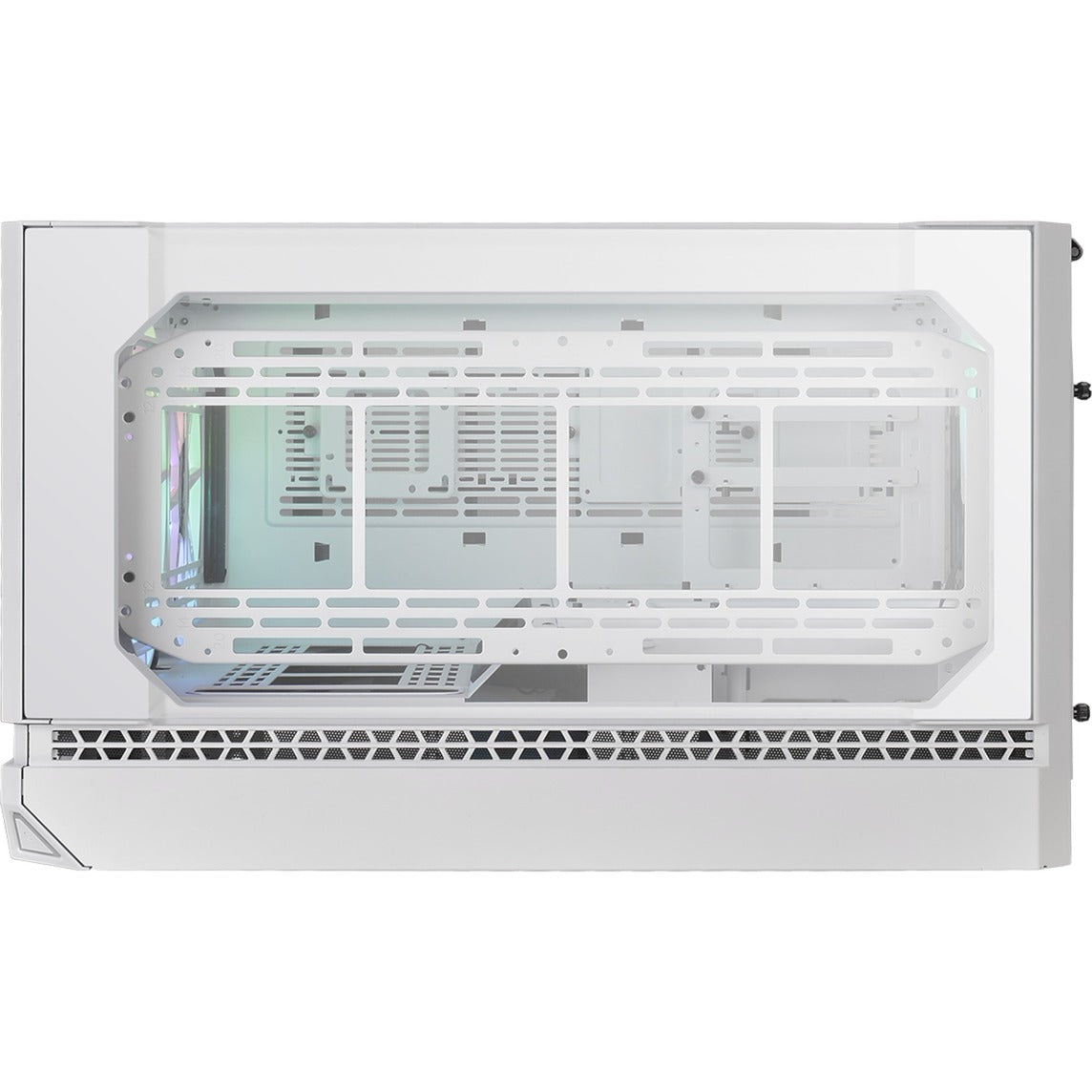 Boîtier tour midi Thermaltake view 51 tg snow argb edition (blanc | 4x USB-A | 1x USB-C | RVB | fenêtre)