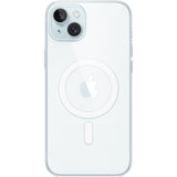 Étui transparent Apple avec magsafe pour étui de téléphone iPhone 15 plus (transparent)