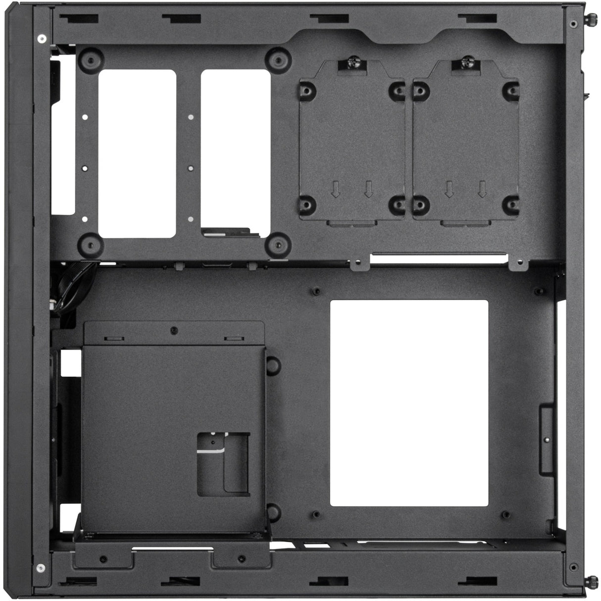 Boîtier mini tour Silverstone milo 12 (noir | 2x USB-A | 1x USB-C)