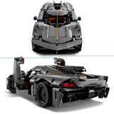 Lego Technic 42173 Koenigsegg Jesko Hypercar gris absolu