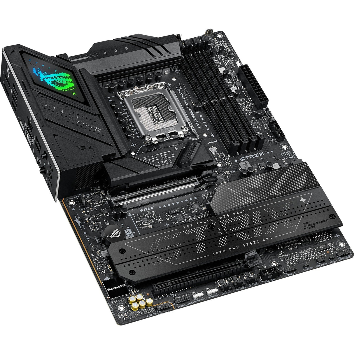 Carte mère Asus ROG Strix B860-F Gaming WiFi Socket 1851 (RAID, 2,5 Go-LAN, WiFi 7, BT, Son, ATX)