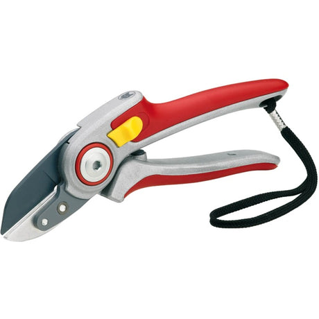 Sécateur Wolf-garten professionnel RS 5000 - enclume - max. diamètre de coupe 25 mm - gaucher et droitier - angle de coupe 30° - lames et enclume remplaçables