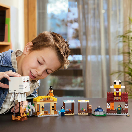 Lego Minecraft l'horrible attaque en ballon sur le village - 21273