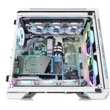 Boîtier tour midi Thermaltake view 51 tg snow argb edition (blanc | 4x USB-A | 1x USB-C | RVB | fenêtre)