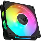 Ventilateurs de boîtier inversé Asus tuf gaming tr120 argb (noir, 3 pièces, 120 x 120 x 28 mm)