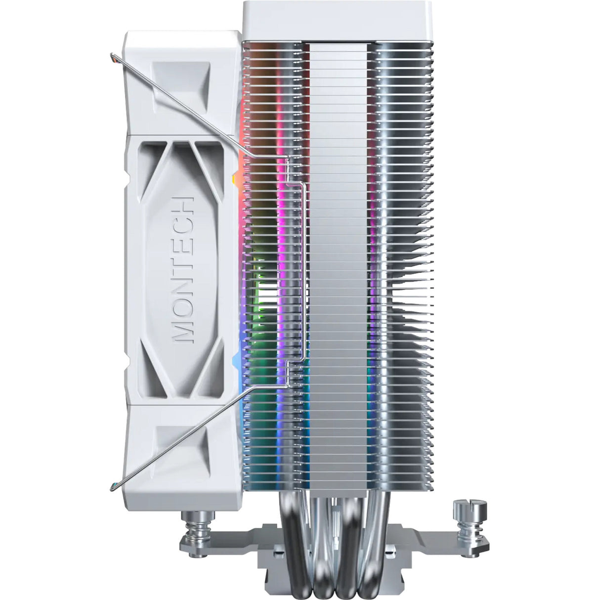 Refroidisseur de processeur Montech nx400 argb (blanc, PWM 4 broches)