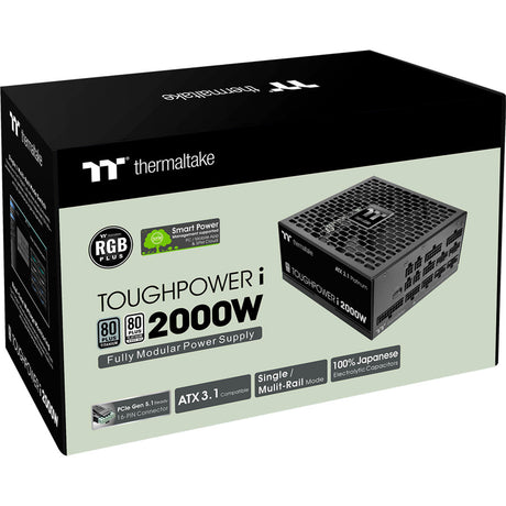 Alimentation modulaire Thermaltake ToughPower i de 2000 watts (noir, 4x 12v-2x6, 8x PCIe)