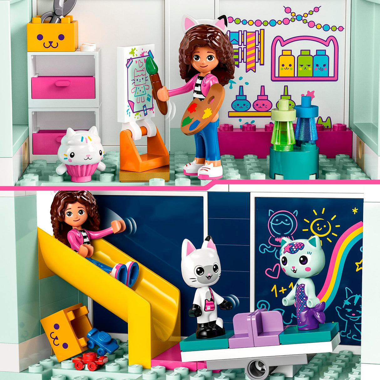 La maison de poupée Lego Gabby's Dollhouse Toys avec 4 figurines et accessoires pour enfants de 4 ans et plus - 10788