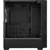 Boîtier tour midi Sharkoon rgb lit 100 (noir | 3x usb-a | rgb | fenêtre)