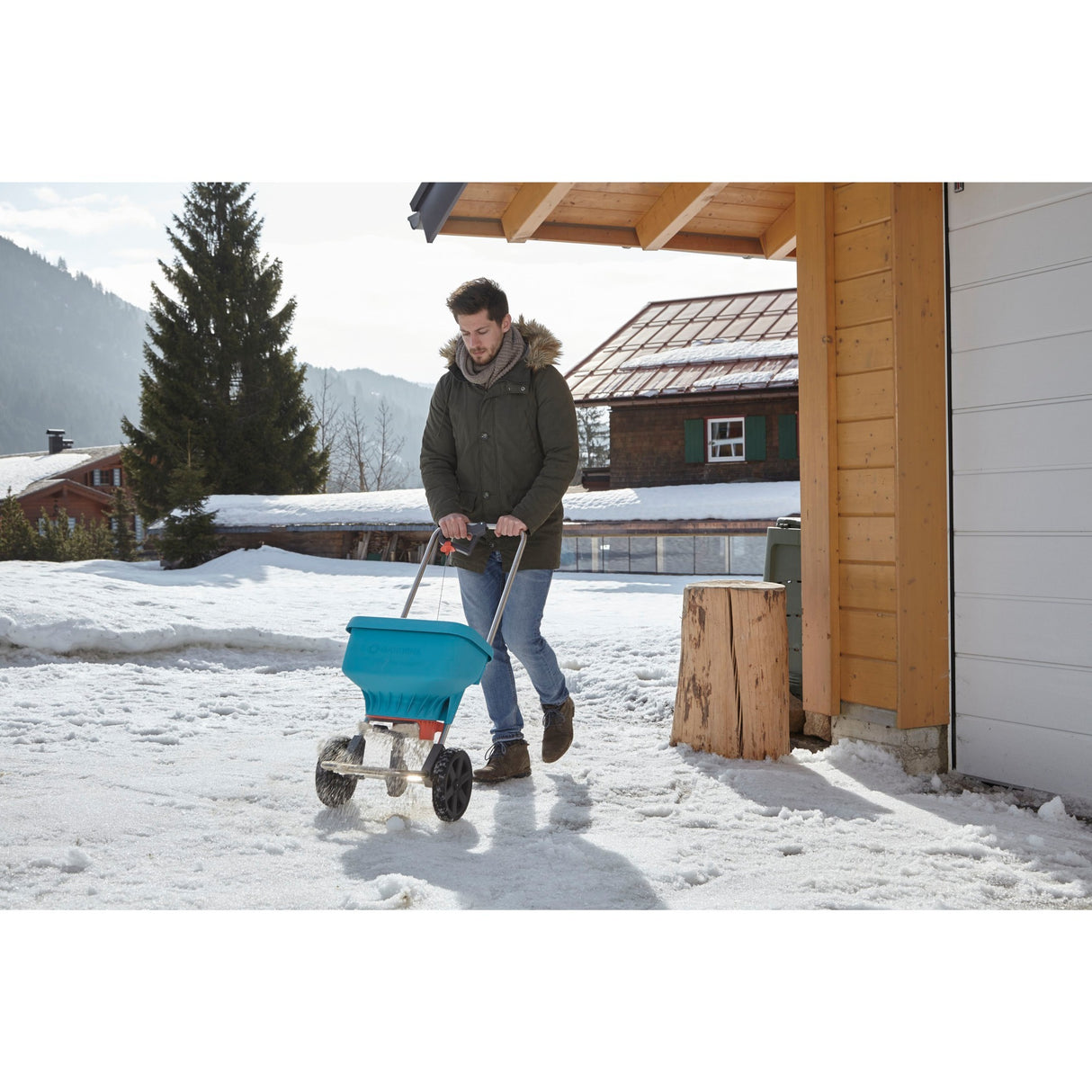 Équipement d'épandage Gardena spreader xl (noir turquoise, 436-20)