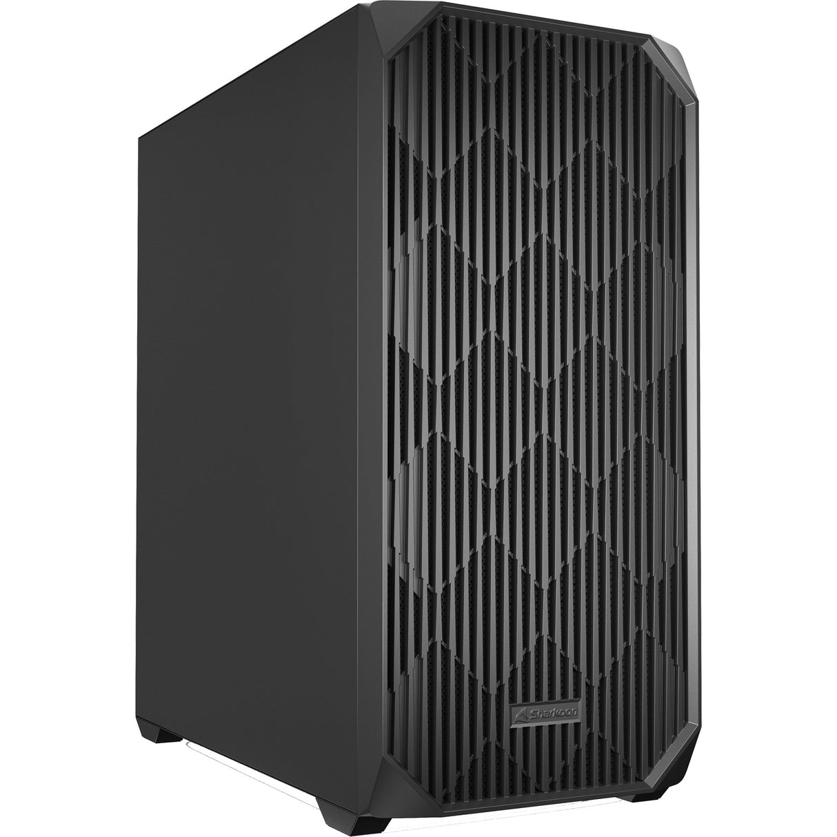 Boîtier tour midi Sharkoon ak3 (noir | 2x USB-A | 1x USB-C)